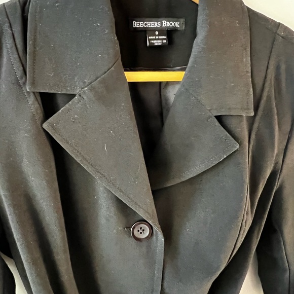 Black belted blazer - Size 8 - Picture 4 of 5